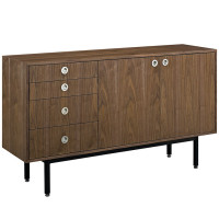 Modway EEI-2283-WAL Delegation Stand in Walnut