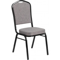 Flash Furniture FD-C01-B-5-GG Fabric banquet chair in Gray