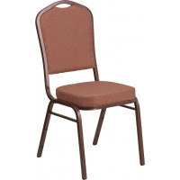 Flash Furniture FD-C01-COP-1-GG Fabric banquet chair in Brown