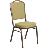 Flash Furniture FD-C01-GV-8-GG Citron Fabric Banquet Chair in Green