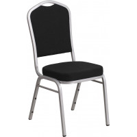 Flash Furniture FD-C01-S-11-GG Banquet Stack Chair in Black
