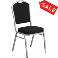 Flash Furniture FD-C01-S-11-GG Banquet Stack Chair in Black