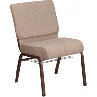 Flash Furniture FD-CH0221-4-CV-BGE1-BAS-GG Fabric church chair in Beige