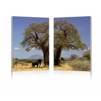 Baxton Studio Fg-1073Ab Tree Of Life Mounted Photography Print Diptych