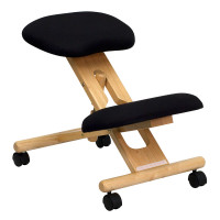 Flash Furniture Wooden Ergonomic Kneeling Posture Office Chair WL-SB-210-GG