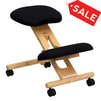 Flash Furniture Wooden Ergonomic Kneeling Posture Office Chair WL-SB-210-GG