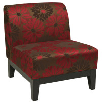 OSP Home Furnishings Glen Chair in Groovy Red GLN51-G14