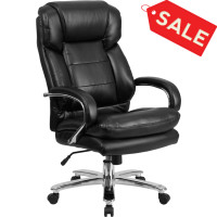 Flash Furniture GO-2078-LEA-GG HERCULES Series Black Leather Executive Swivel Chair