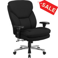 Flash Furniture GO-2085-GG HERCULES Series Black Fabric Executive Swivel Chair