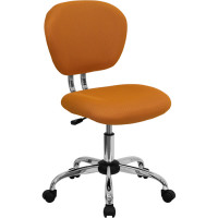Flash Furniture Mid-Back Orange Task Chair with Chrome Base H-2376-F-ORG-GG