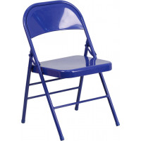Flash Furniture HF3-BLUE-GG Cobalt Folding Chair in Blue