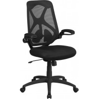 Flash Furniture HL-0013-GG High Back Mesh Chair in Black