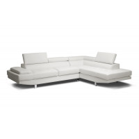 Baxton Studio Ids077P-White Rfc Selma Modern Sectional Sofa