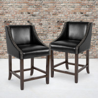 Flash Furniture 2-CH-182020-24-BK-GG Carmel Series 24