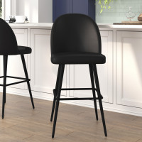 Flash Furniture AY-1026H-30-BK-GG Lyla 30