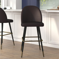 Flash Furniture AY-1026H-30-BR-GG Lyla 30