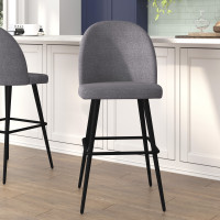Flash Furniture AY-1026H-30-GYFAB-GG Lyla 30