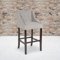 Flash Furniture CH-182020-T-30-LTGY-F-GG Carmel Series 30