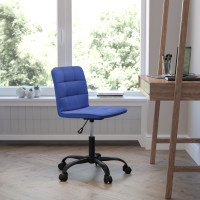 Flash Furniture DS-512C-BLU-F-GG Sorrento Home and Office Task Chair in Blue Fabric 