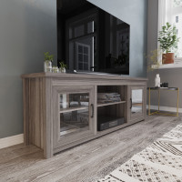 Flash Furniture GC-MBLK65-GY-GG Sheffield Classic TV Stand up to 80