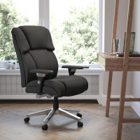 Flash Furniture GO-2149-GG HERCULES Series Black Fabric Executive Swivel Chair