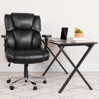 Flash Furniture GO-2149-LEA-GG HERCULES Series Black Leather Executive Swivel Chair