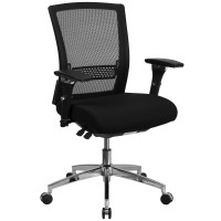 Flash Furniture GO-WY-85-8-GG 24/7 Mesh Office Chair in Black