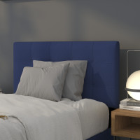 Flash Furniture HG-HB1704-T-N-GG Bedford Tufted Upholstered Twin Size Headboard in Navy Fabric 