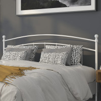 Flash Furniture HG-HB1706-WH-K-GG Woodstock Decorative White Metal King Size Headboard 