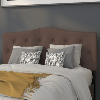 Flash Furniture HG-HB1708-F-C-GG Cambridge Tufted Upholstered Full Size Headboard in Camel Fabric 