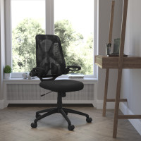 Flash Furniture HL-0013-GG High Back Mesh Chair in Black