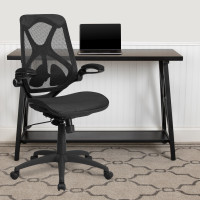 Flash Furniture HL-0013T-GG High Back Mesh Chair in Black