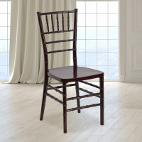 Flash Furniture Flash Elegance Mahogany Resin Stacking Chiavari Chair [LE-MAHOGANY-GG]