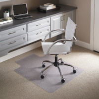 Flash Furniture 45'' x 53'' Carpet Chairmat with Lip MAT-CM11233FD-GG