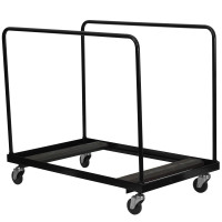 Flash Furniture Black Steel Folding Table Dolly for Round Folding Tables NG-DY60-GG