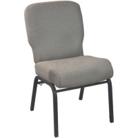 Flash Furniture PCRCB-122 Advantage Signature Elite Tan Speckle Church Chair - 20 in. Wide