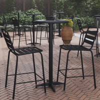 Flash Furniture TLH-059B-BK-GG Mellie 23.5