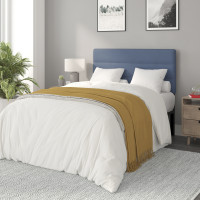 Flash Furniture TW-3WLHB21-BL-F-GG Paxton Full Channel Stitched Fabric Upholstered Headboard, Adjustable Height from  44.5