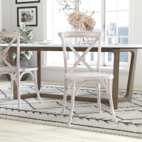 Flash Furniture X-BACK-LW Advantage Lime Wash X-Back Chair