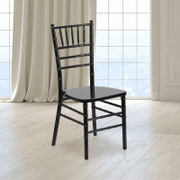 Flash Furniture XS-BLACK-GG Hercules Series Wood Chiavari Chair in Black