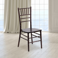 Flash Furniture XS-WALNUT-GG Flash Elegance Walnut Wood Chiavari Chair