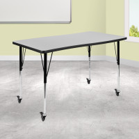 Flash Furniture XU-A3048-CON-GY-T-A-CAS-GG Mobile 28