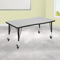 Flash Furniture XU-A3048-CON-GY-T-P-CAS-GG Mobile 28