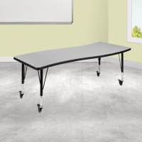 Flash Furniture XU-A3060-CON-GY-T-P-CAS-GG Mobile 26