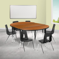 Flash Furniture XU-GRP-16CH-A3048CON-48-OAK-T-A-GG 76
