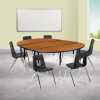Flash Furniture XU-GRP-18CH-A3060CON-60-OAK-T-A-GG 86