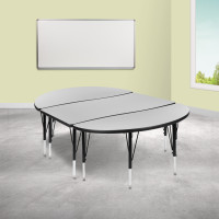 Flash Furniture XU-GRP-A3048CON-48-GY-T-P-GG 3 Piece 76