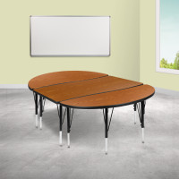 Flash Furniture XU-GRP-A3048CON-48-OAK-T-P-GG 3 Piece 76