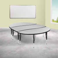 Flash Furniture XU-GRP-A3060CON-60-GY-T-P-GG 3 Piece 86