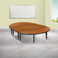Flash Furniture XU-GRP-A3060CON-60-OAK-T-P-GG 3 Piece 86